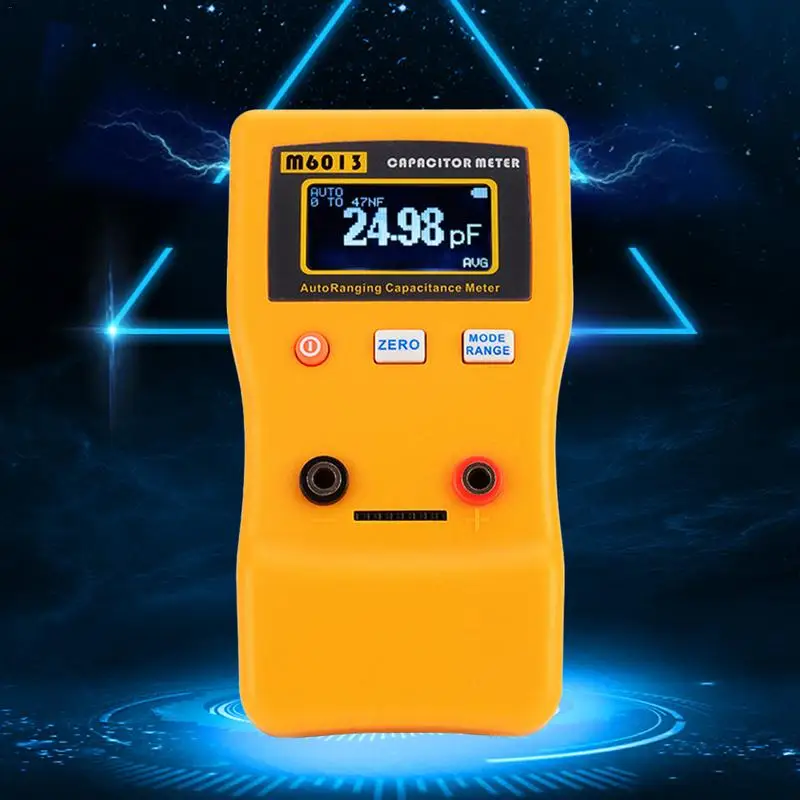 

High Precision Capacitance Meter M6013 Automatic Range 1% Large Range Professional Digital Capacitance Tester