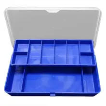 Универсальный ABS Рыбалка снасти Box приманки блесна 2 слоя чехол для хранения Рыболовный снасти Контейнер Организатор