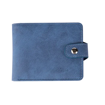 

Brief Designer Men's Wallets Bifold Purse Men Hasp PU Leather Credit Card ID Holder 2 ID Window billetera Clutch Money Bag Male