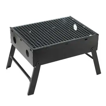 

Metal Iron BBQ Grill Folding Portable Charcoal Barbecue Grills Camping Graden Outdoor Travel Cookware BBQ Tools Accessories