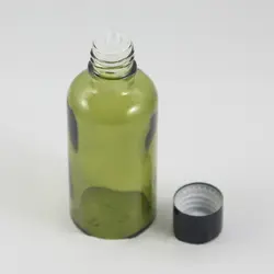 Стекло эфирное масло бутылка алюминиевая винтовая крышка Черный, 1,7 унц.. оптовая продажа оливкового цвета бутылка стекло