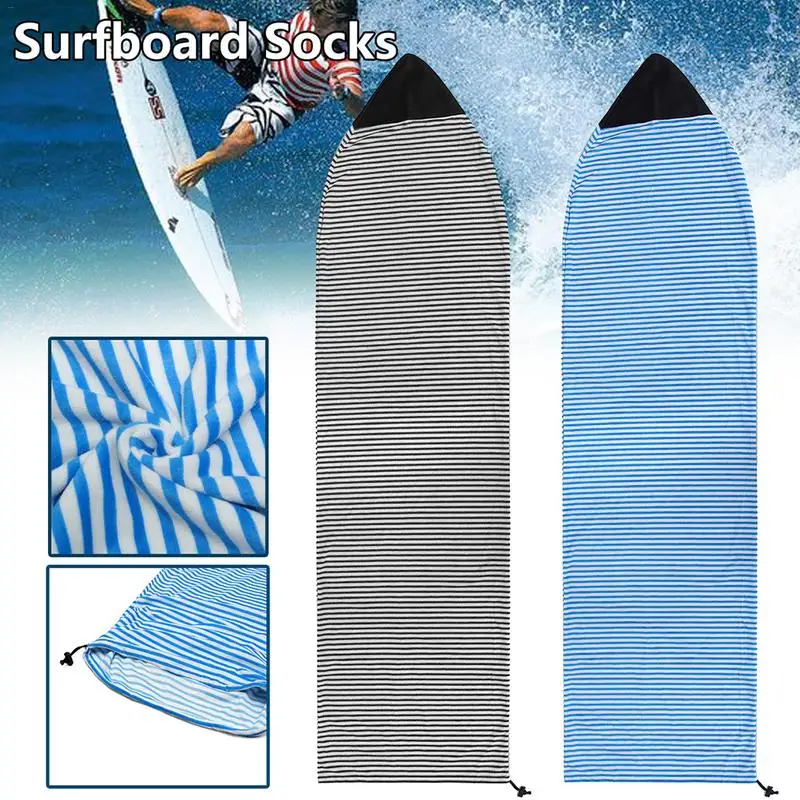 

Surf Board Socks Cover 6.3 / 6.6 / 7ft Surf Protection Board Bag Water Sports Storage Case For Shortboard Funboard Surfing Sport