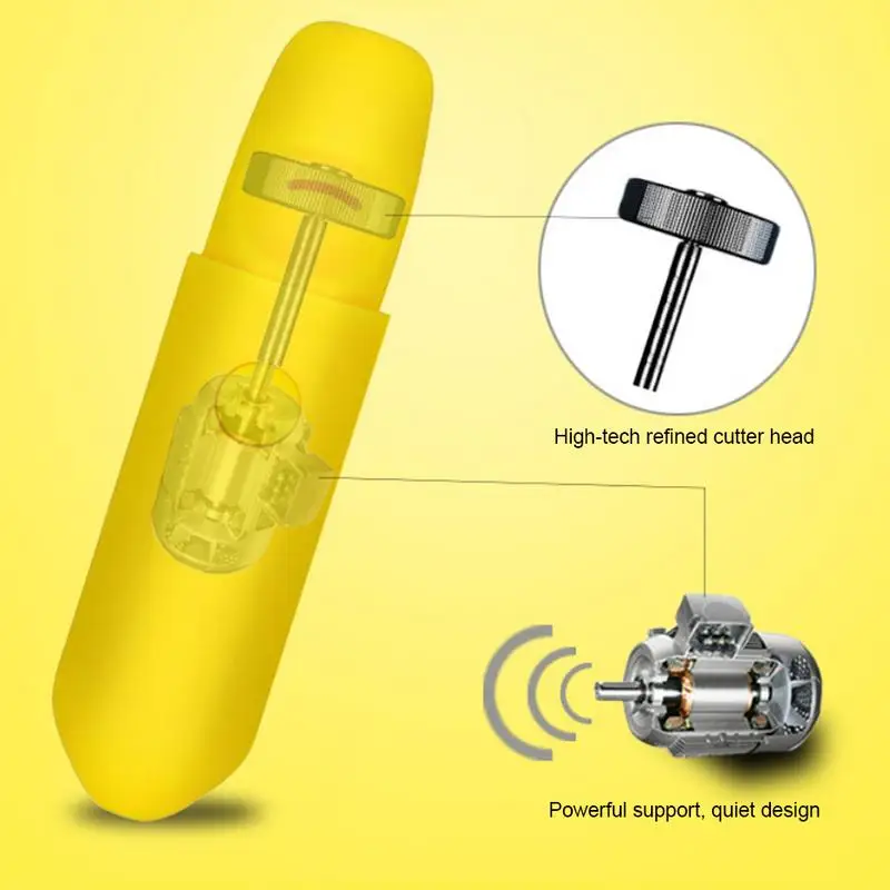 Cute Banana Shape Electric Baby Nail Trimmer Baby Nail Care Safe Nail Polisher For Kids Infant Newbron Nail Trimmer Manicure