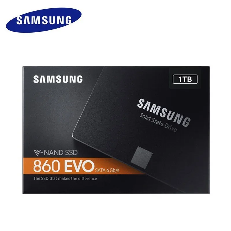 Samsung 860 Evo Ssd 250 ГБ 500 1 ТБ Внутренний твердотельный диск Hdd жесткий Sata3 2 5 дюймов