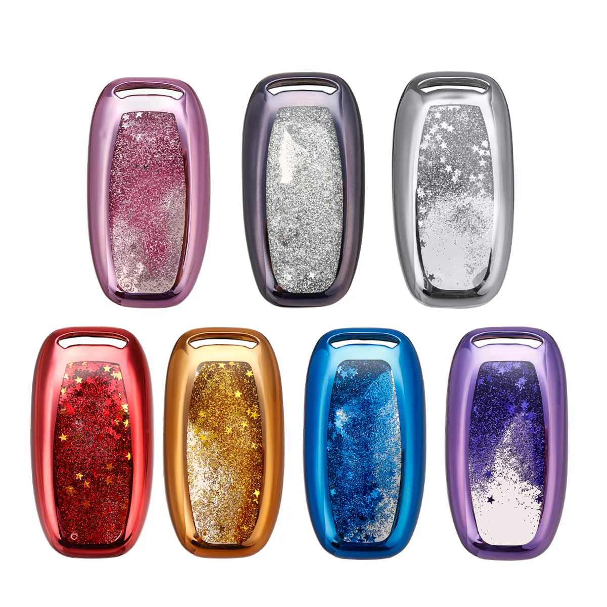 Black Blue Gold Silver Red Pink Car Tpu Remote Smart Key