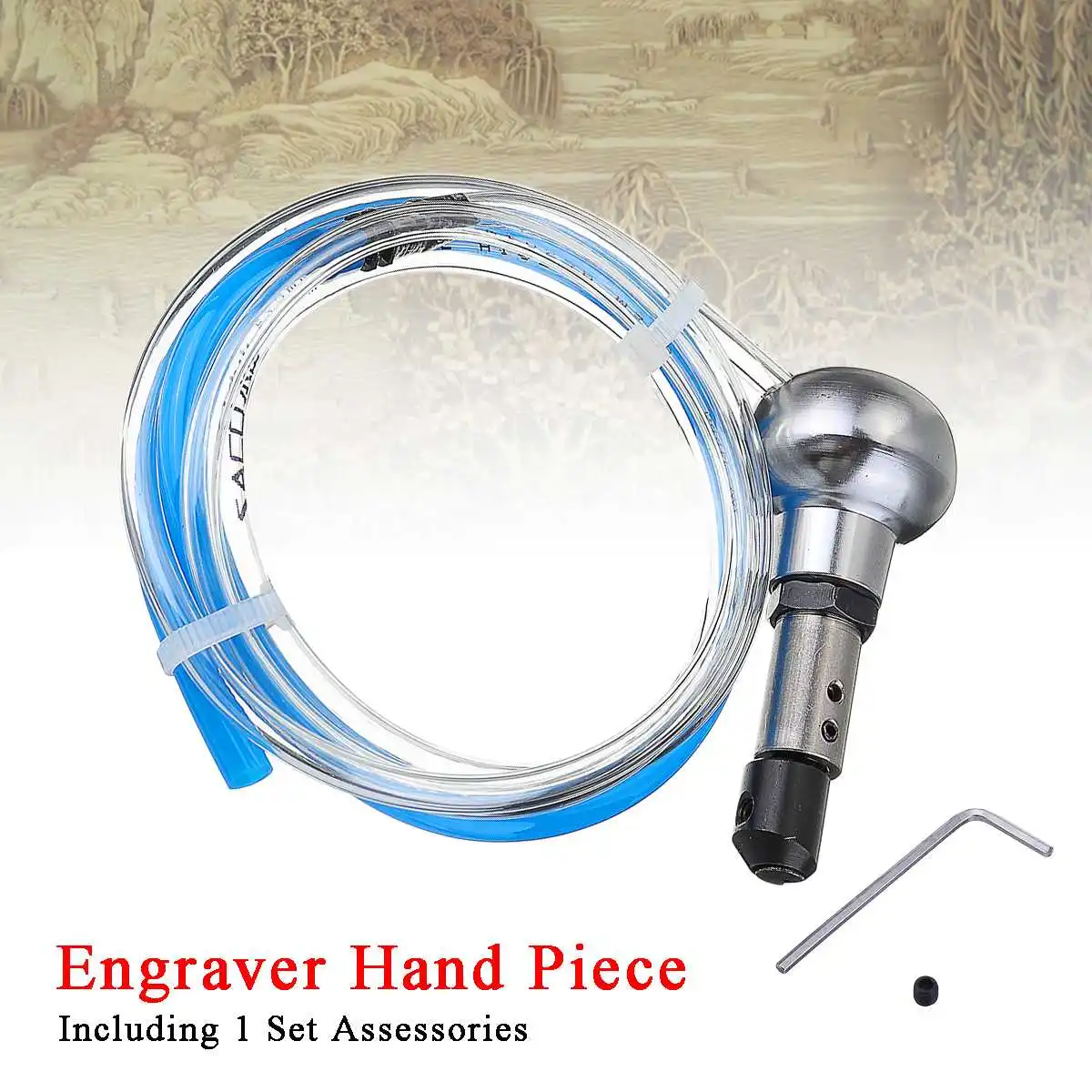 

Electric Engraving Hand Piece Machine Pneumatic Engrave For Jewelry Making Tools Steel+PU rustproof for Jewelry Metal Making