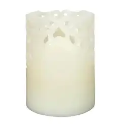 Беспламенного Электронная свеча Tealight полые светодиодный парафин ночника для Одежда для свадьбы, дня рождения Рождество Home Decor