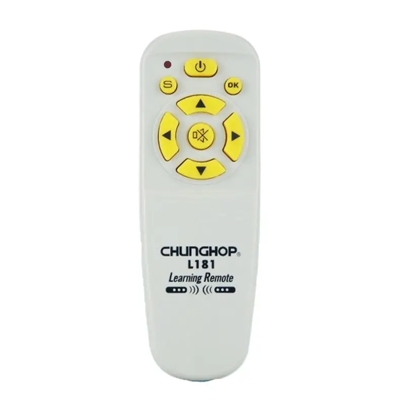 

CHUNGHOP 1PCS L181 Combinational Universal Remote Controller MINI Learning remote control For TV/SAT/DVD/CBL/DVB-T/AUX copy