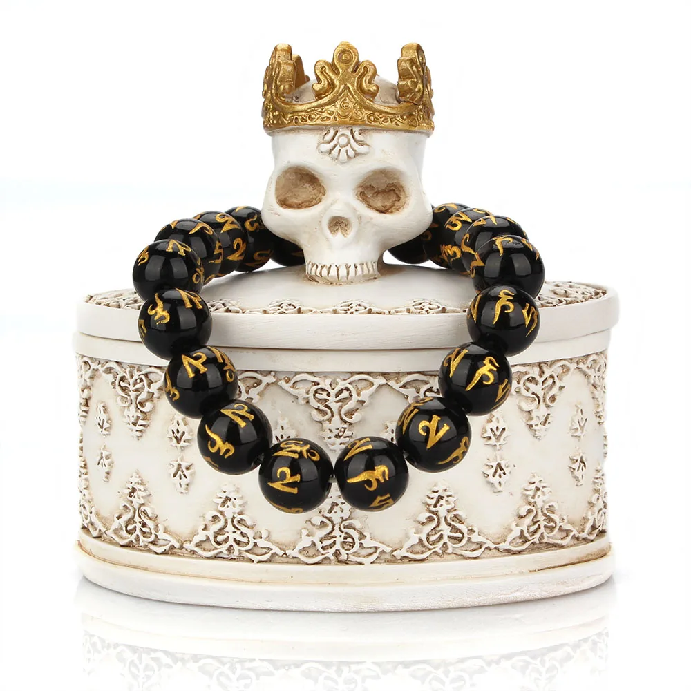 

Resin Crowned Skull Jewelry Organizer Box Necklace Earrings Container Case Ring Bin Desktop Mini Storage Box Halloween Gifts 29