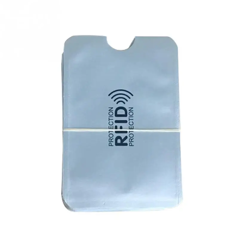 10 шт паспорт алюминиевый удобный RFID защитный чехол для карт прочный держатель для карт