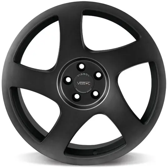 VISSOL V-006 8.5x18/5x112 ET45 D66.6 BLACK_MACHINED_WITH_DARK_TINT