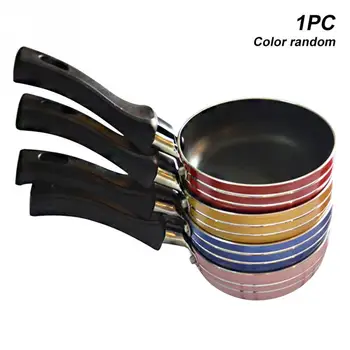 

12cm Mini Non-stick Frying pan Practical Kitchen durable Pan Aluminum With Handle