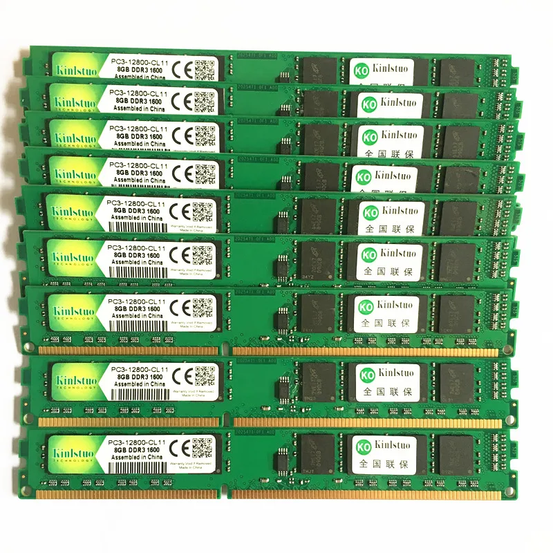 Kinlstuo DDR3 ОЗУ 8 Гб 1600 МГц DIMM 240PIN ddr3 1333 МГц 8 Гб памяти для рабочего стола