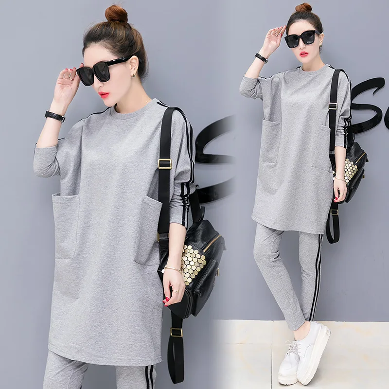 Spring the new women's clothing han edition fashion leisure sport suit