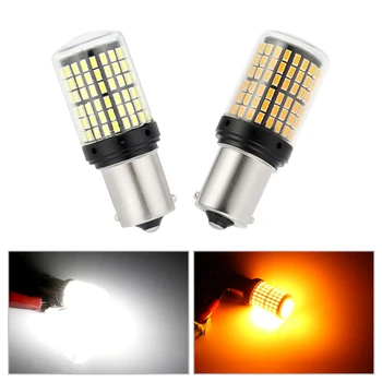 

1PC 1156 BA15S BAU15S P21W LED Turn Signal Lights Bulb 14W 12V Error FREE Led Bulbs 3014 144smd CanBus No Hyper Flash Fog Light