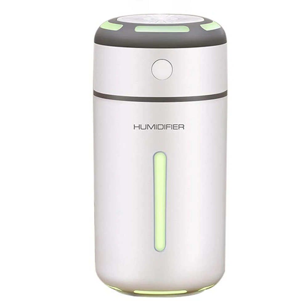 

NEW-Car Humidifier Portable Air Mist Humidifier Diffuser with USB Charging Cable, Two Adjustable Mist Mode/Timer, 230ml Tank,