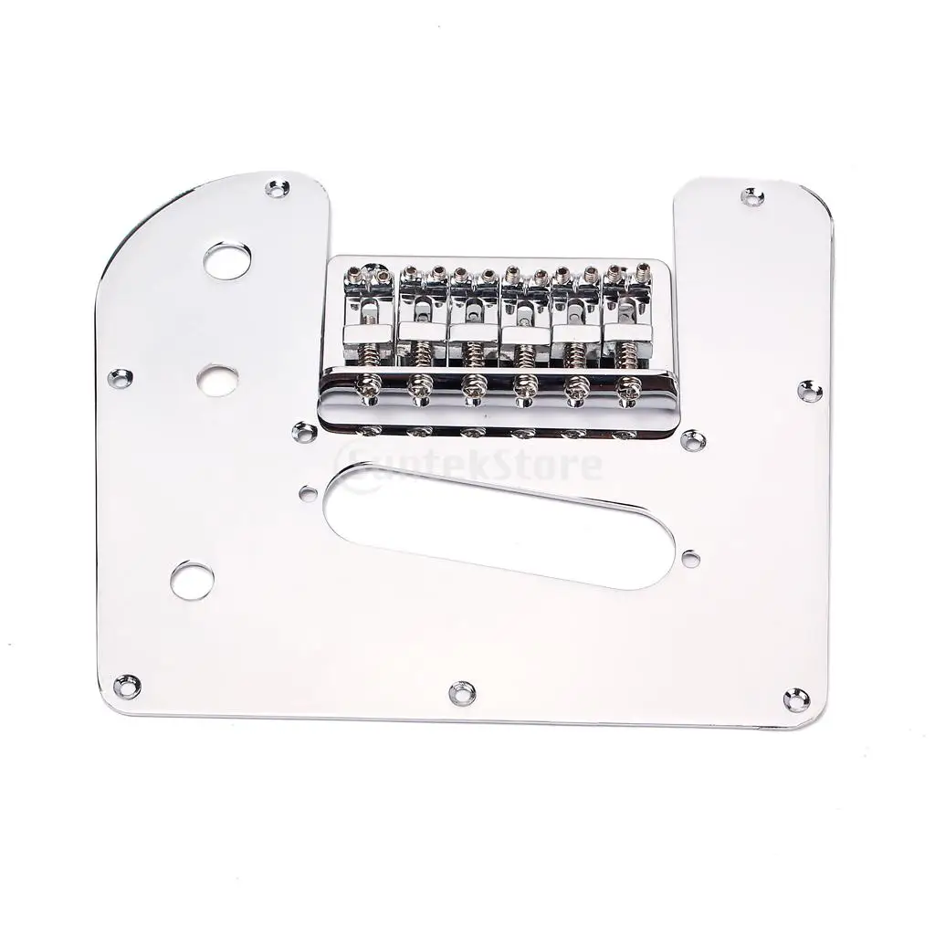 Chrome Plated 6 String Electric LAP Steel Guitar Control Plate with