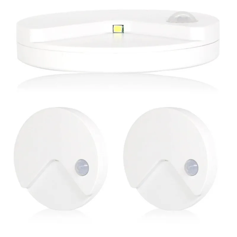  CLAITE USB Rechargeable PIR Motion Sensor Light Control LED Night Lamp Wall Light for Cabinet Toile - 32963931735