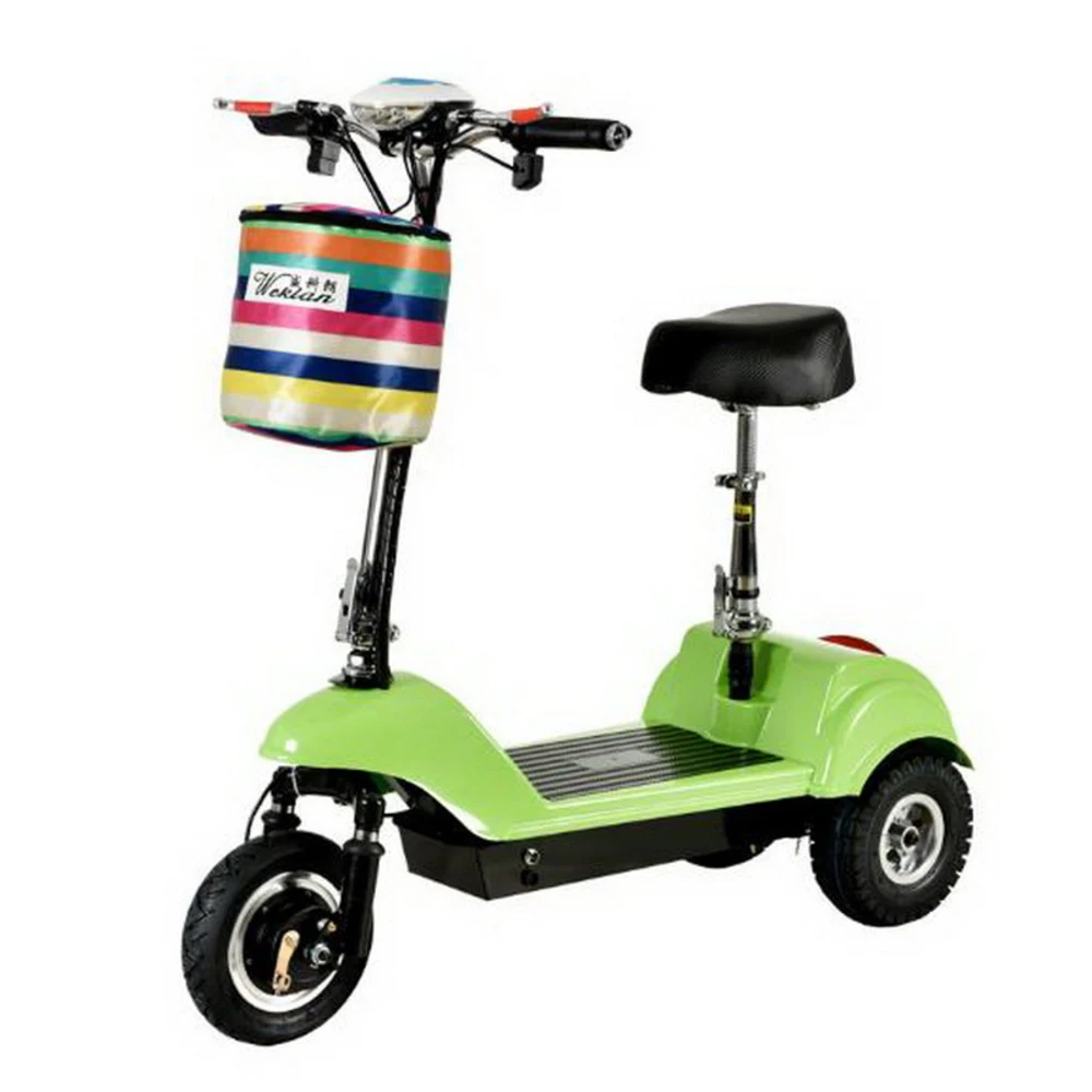 Best 261005/Adult mini folding electric scooter / ladies battery car / two wheel scooter/Anti-skid handle/Mini electric car / 0