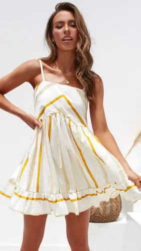 

Women Summer Boho Short Mini Dress Evening Party Beach Dresses Sundress