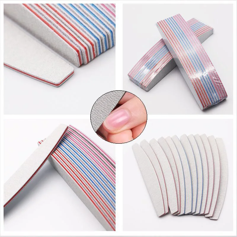 

Yinikiz 12pcs/lot Nail Files For Manicure Thick Sanding Nails File Buffs Buffing For UV Gel Polish Nail Care Tool
