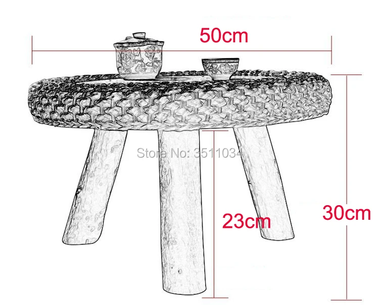Asia style Japanese style Rattan Round Table Traditional Asian Furniture for balcony Living Room Low Floor Coffee Table Wooden Asia style Japanese style Rattan Round Table Traditional Asian Furniture for balcony Living Room Low Floor Coffee Table Wooden