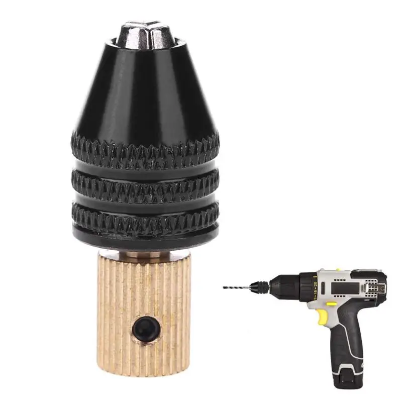 

2.35mm Mini Electronic Drill Chuck Bit Keyless Drill Bit Chuck Clamping Range 0.3-3.5mm Shank Shaft Adapter Tools Drill Chuck