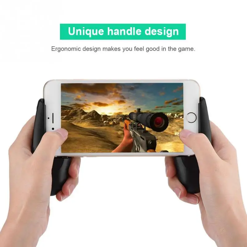 Koop Game Telefoon Gamepad Controller Gaming Joystick Game Pad Handvat Stand Grip Houder voor iphone Android Telefoons voor PUBG Mobiele