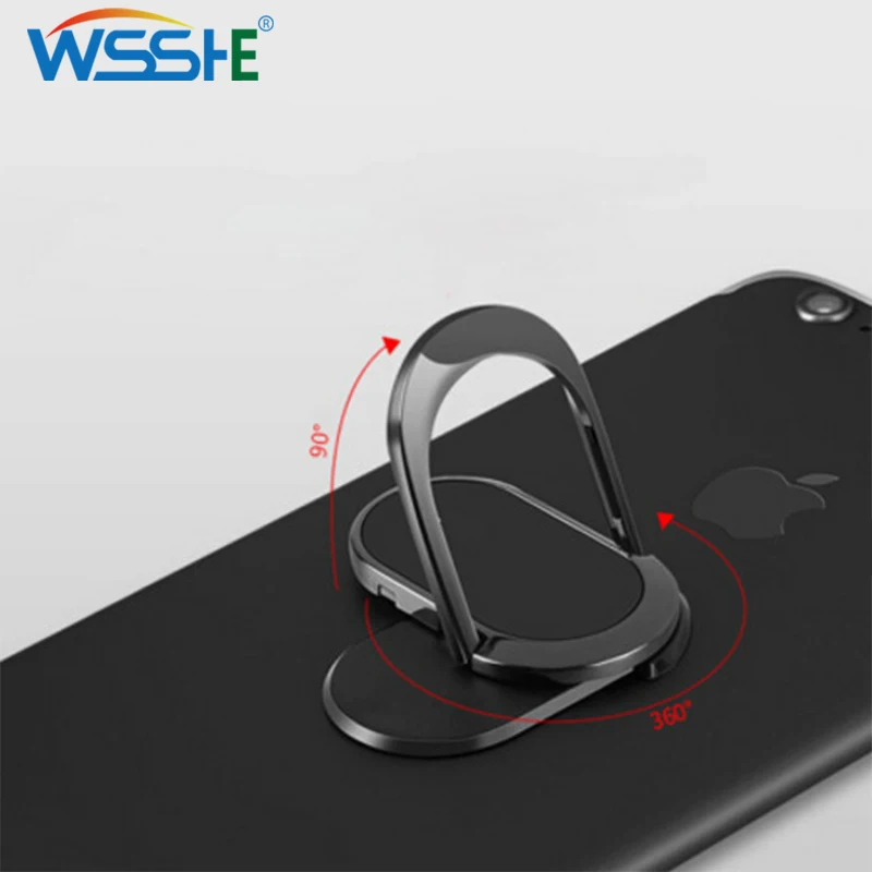 Ultra-thin Finger Ring Holder for Samsung S9 360 Degree Mount Holder Stand Mobile Phone Finger Stand for IPhone X 8 7 6 Tablet