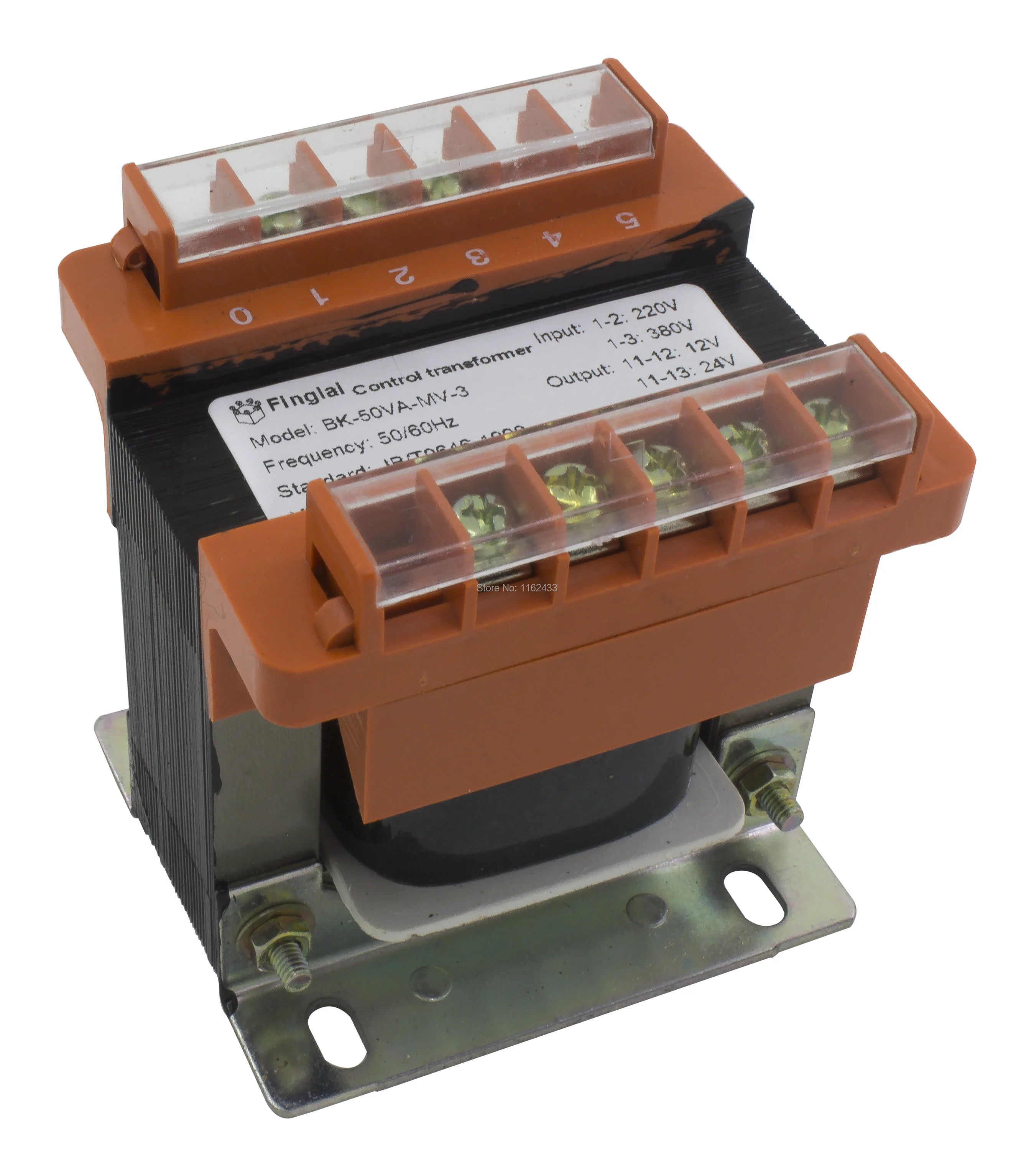 BK-50VA 50W BK type control power transformer 220V/380V input 220V 110V 36V 24V 12V 6.3V 80V output