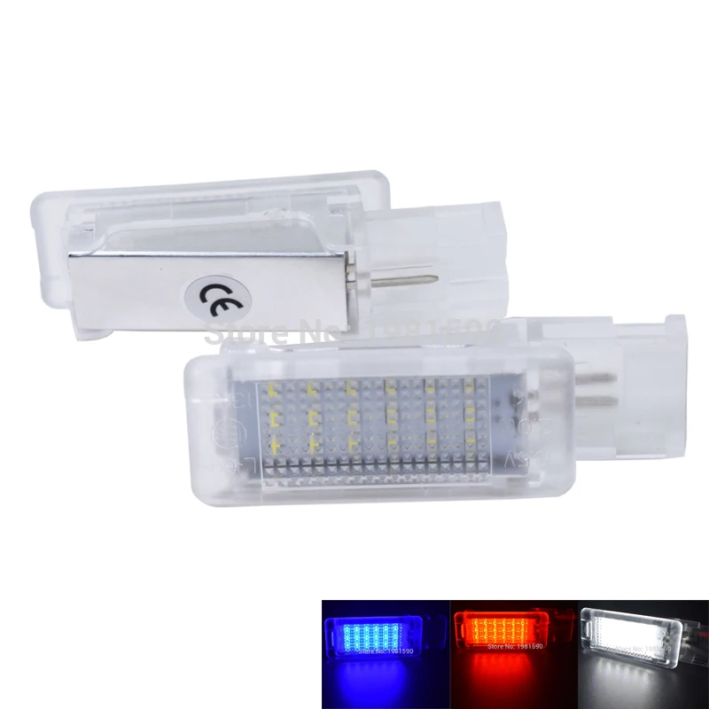 Светодиодная подсветка 18SMD для Audi A2 A3 A4 A5 A6 Q5 Q7 R8 2 шт.|Декоративная лампа| |