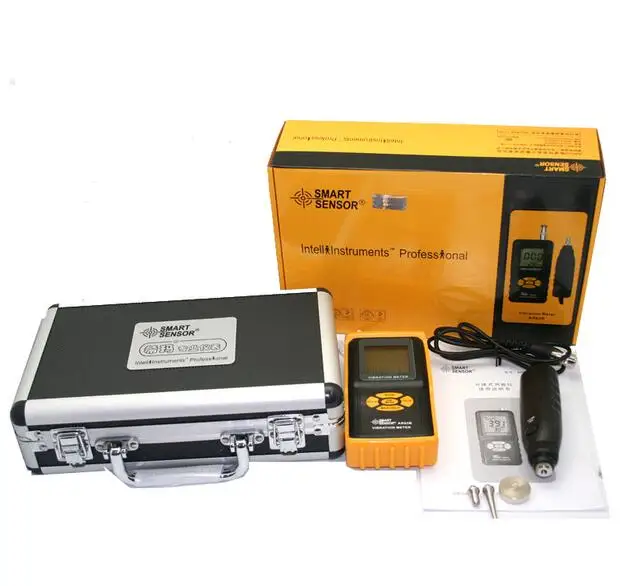 

AR63B Smart Sensor Vibration Meter Digital Precision Tester Analyzer Vibrometer Velocity Acceleration Displacement Measurement