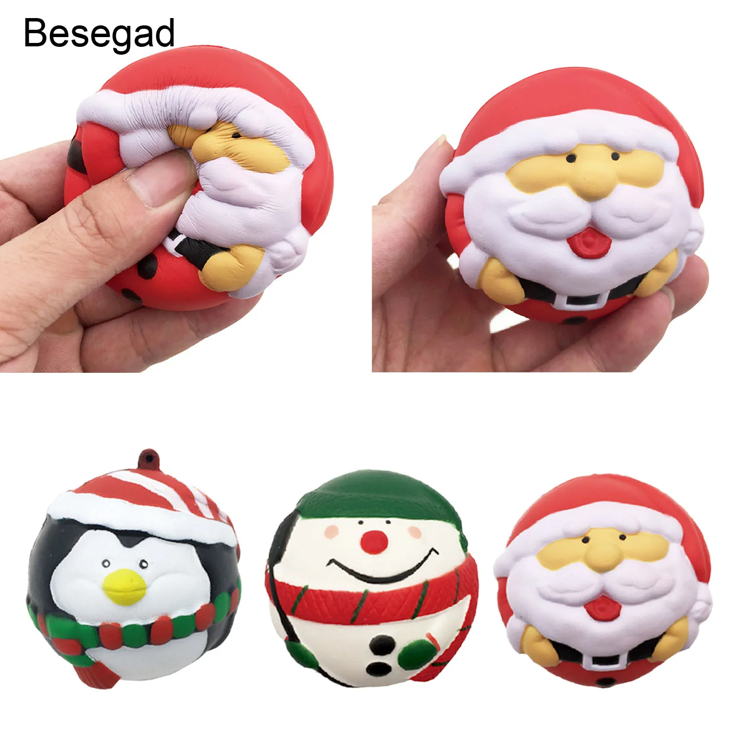 Besegad Kawaii снеговик пингвин мягкие игрушки для детей взрослых медленно