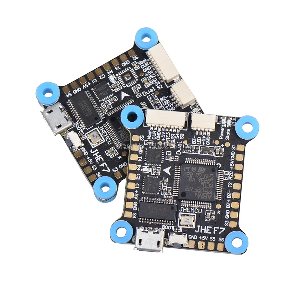 Контроллер полета JHEMCU F7 с двойным гироскопом AIO OSD 5 в 8 BEC & Black Box 30 5x30 мм для