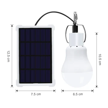 1.2 W Solar Powered Portable Light Bulb  5