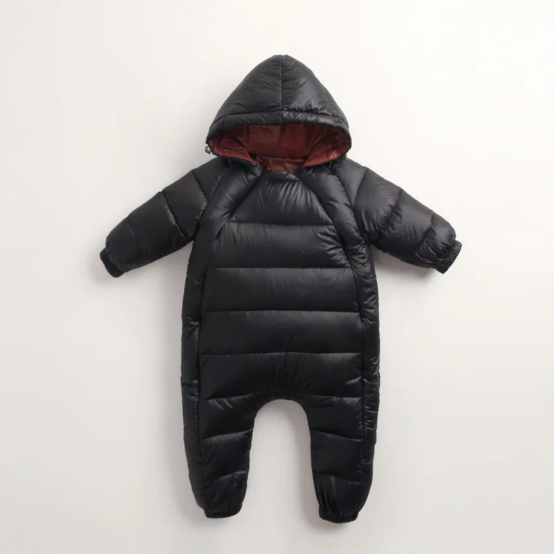 

Baby Girl Winter Coat Kids Warm Jumpsuit Children Zipper Infant Puffer Overall Newborn Romper Suit Clothing Down Jacket