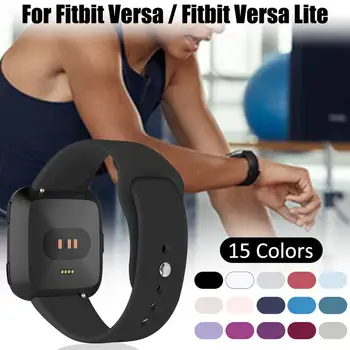 

Skin-friendly Sport Soft Silicone Replacement Sport Classic Band Strap For Fitbit Versa Smartwatch Personalize Your Wristband