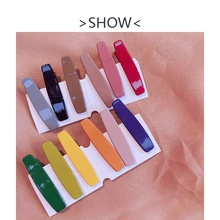 Sale 1PC Soild Color Simple Hair clip for women Hollow Out Alloy Girls Party Hair Clips Simple geometric Hair Accessories hollow out alloy heart hair accessory