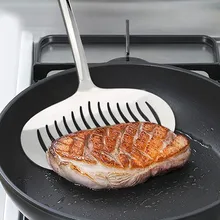 1 шт. нержавеющая сталь стейк мясо лопатка Черпак с висячими отверстиями для приготовления рыбы блины омлеты кухонные Тернеры посуда