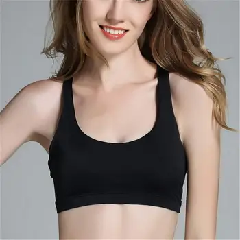 

Hot Sale Woman Sports Bra Push Up Active Wear Tops For Women Gym Pink Brassiere Sport Bra Criss Cross Crop Top Female Yoga Bra
