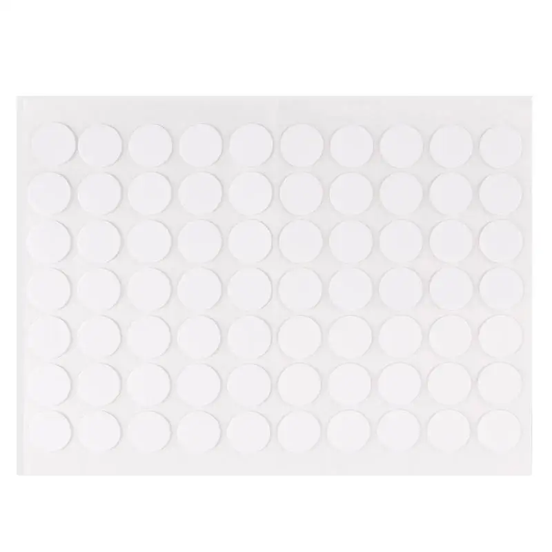 

70pcs Transparent Double-Sided Adhesive Tape Dot Acrylic Round Sticker Traceless Waterproof Glue Tapes