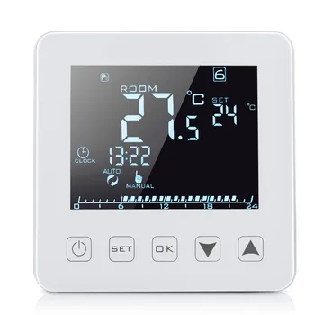 

WIFI Function Optional Electric Heating Thermostat 16A LCD Display Temperature Controller for Electric Floor Heating