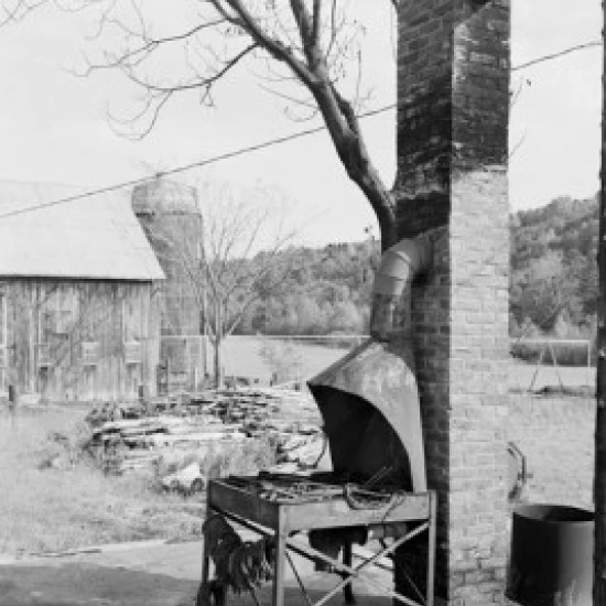 США Вермонт возле Hammondsville открытый blacksmith's рекламный плакат печати (18x24) | Дом и