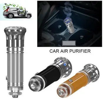 

Car Air Purifier Ionizer Air Cleaner Car Ionic Air Freshener And Odor Eliminator Remove Cigarettes Smoke Smell Purifier Dropship