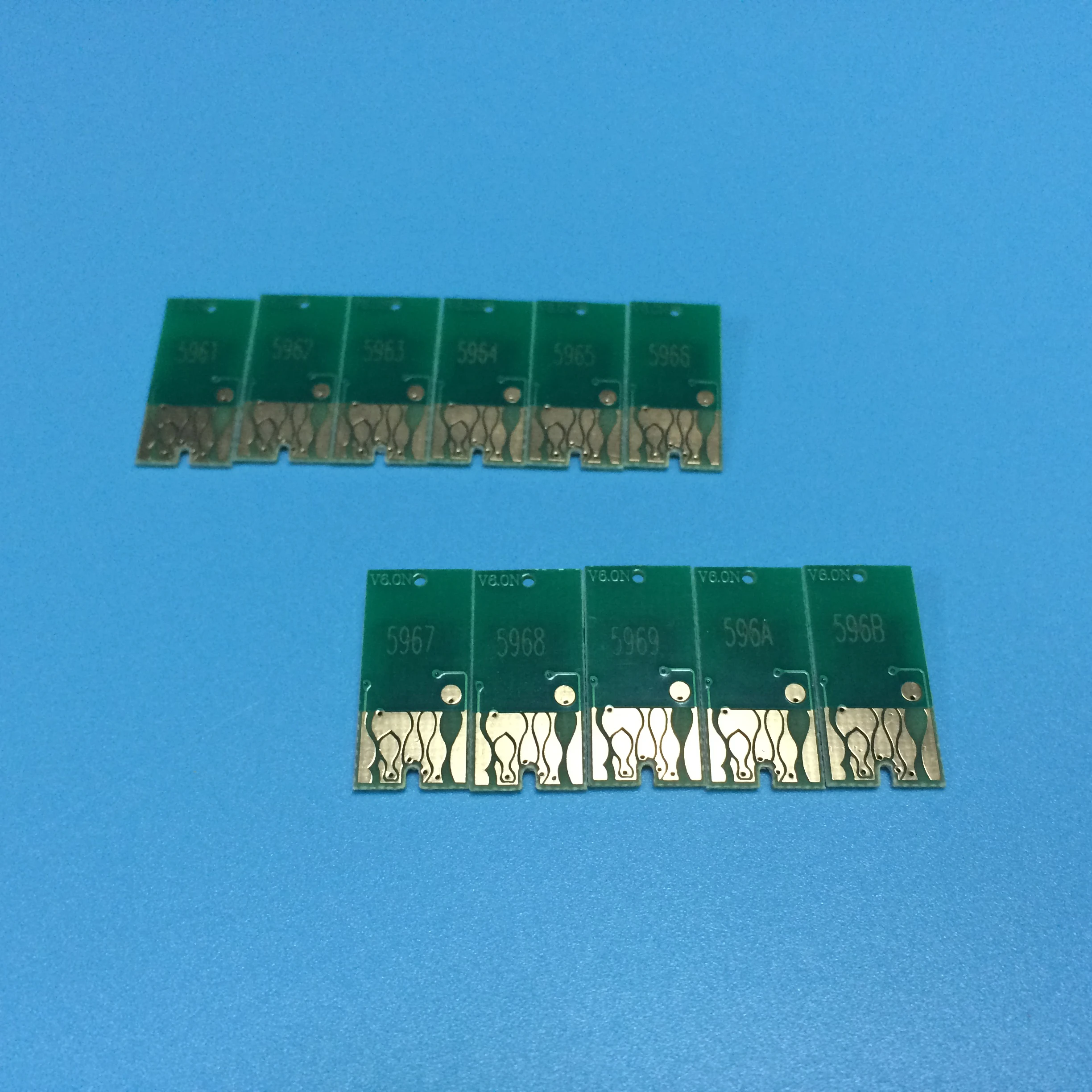 11 цветов сбрасываемый чип картриджа Φ T596A T596B для принтера Epson 7900 7910 7910PS 9900 9910
