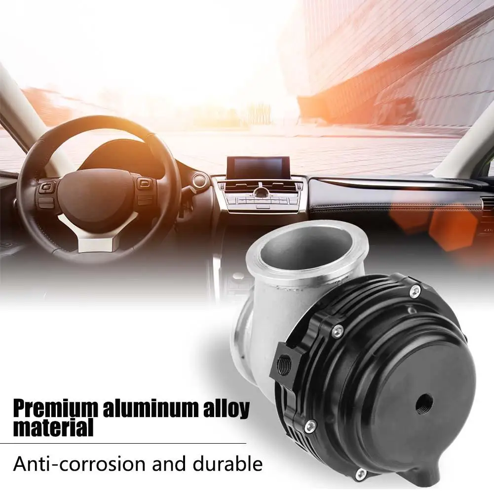 

Universal Car Exhaust Valve Wastegate for 44mm Sizing Turbos Maximum Durability Black