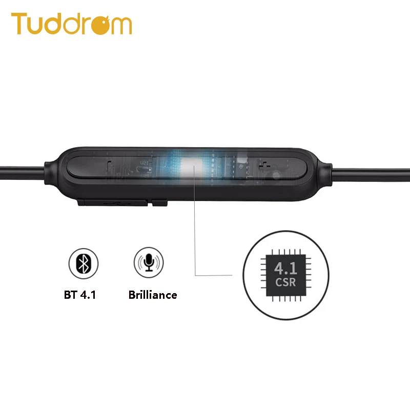 Новый маленький tudrom Спорт Bluetooth гарнитура SP600 IPX5 Водонепроницаемый CSR BT4.1 Mic