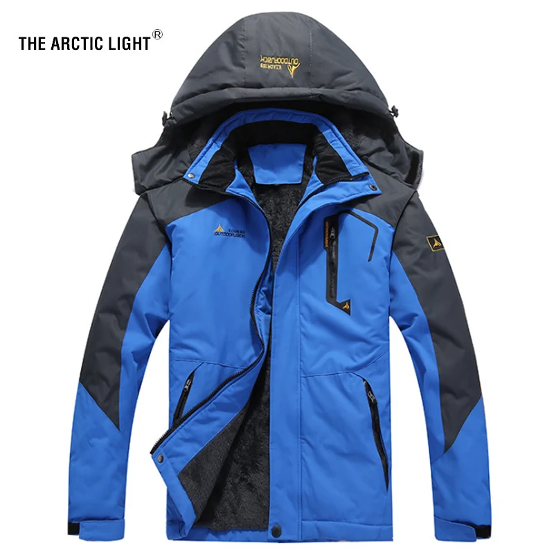 THE ARCTIC LIGHT 30 Degree Super Warm Winter Ski Jacket Men Waterproof