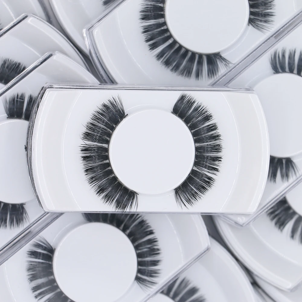 

3D Mink Eyelashes Natural Long False Lashes Full Strip Lashes Thick Mink Lashes False Eyelashes(Newness Hair's Event Gift)