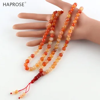 

Original Bracelet Agate Stone Round Prayer 99 Beads Islamic Muslim Tasbih Allah Rose Woman and Man Bracelet Gift Free Shipping